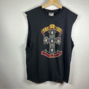 Vintage Guns N' Roses Black Sleeveless Tee